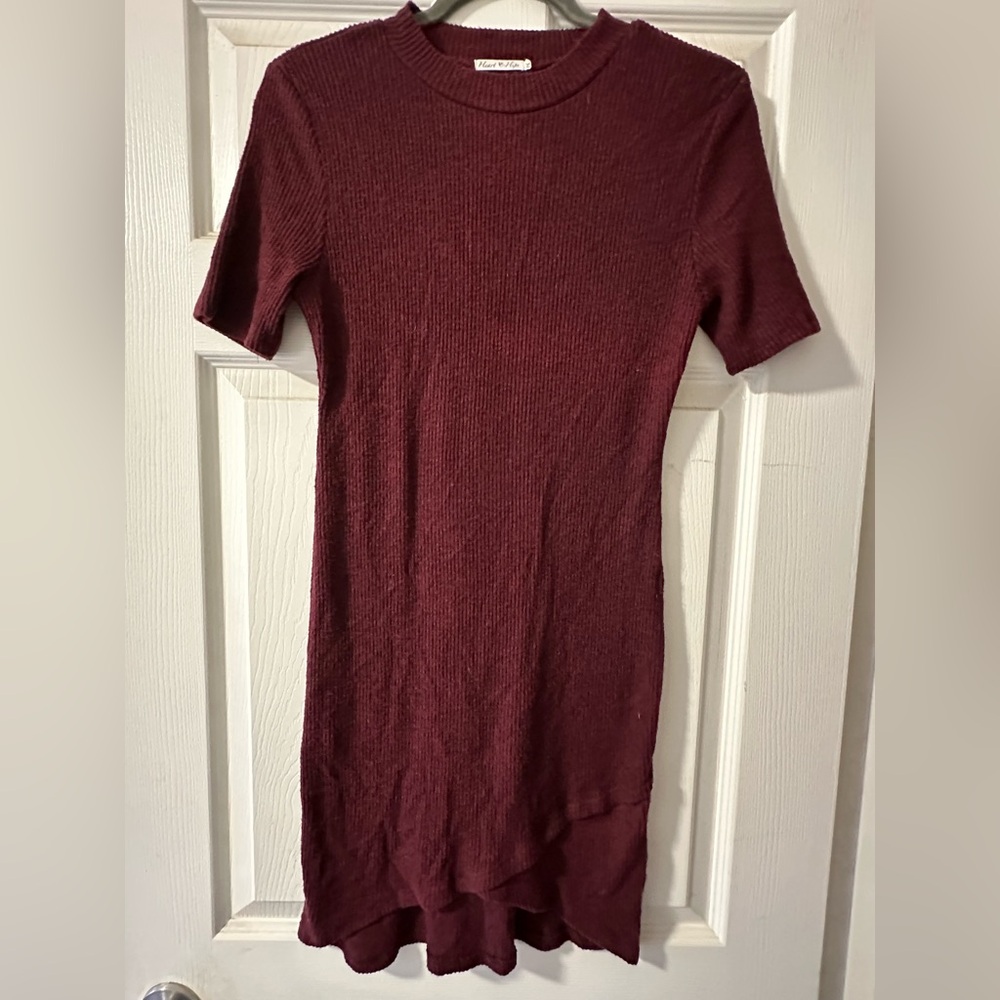 Heart Hips‎ Burgundy Mini Dress